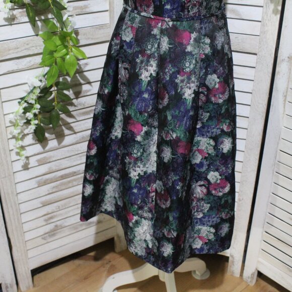 Tahari Jacquard Floral Fit and Flare Dress (1415) - Picture 13 of 16